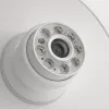 The white circular lampshade is a universal accessory for surveillance cameras Application Scenario
